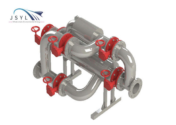 1-500m3 / H Bộ lọc song công bằng thép không gỉ 304 Bộ lọc rửa ngược Bộ lọc